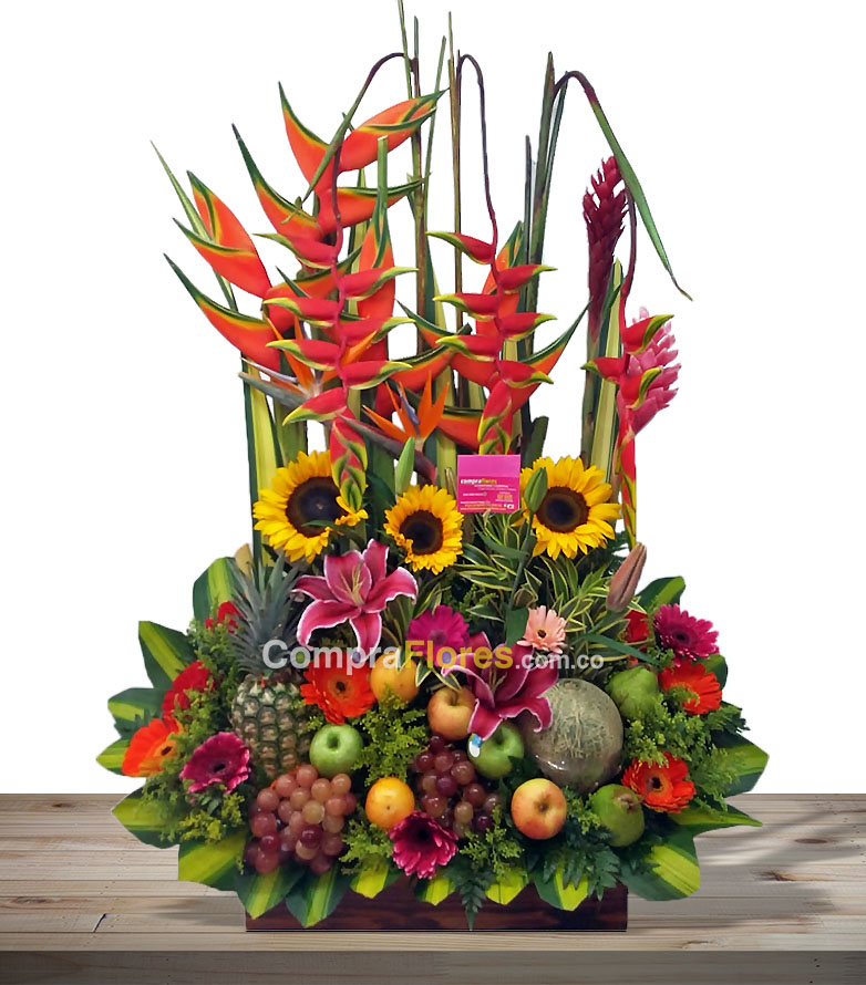 Arreglos frutales floristerias en  cali
