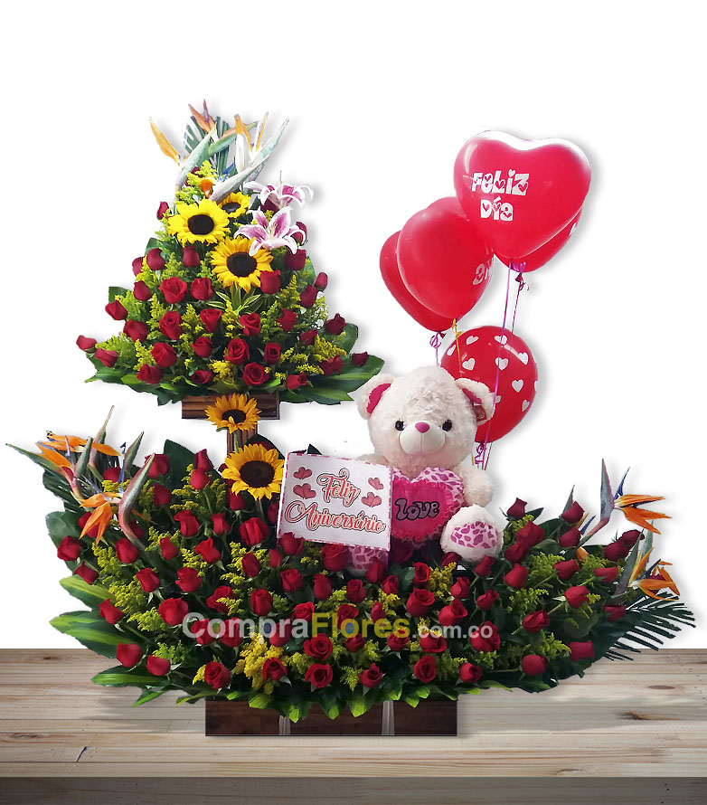 Arreglo Floral Imponente de Amor