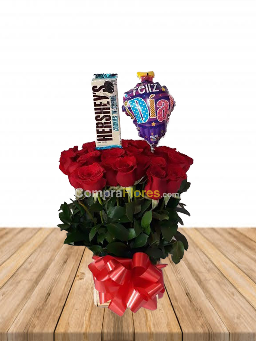 Flores y chocolates